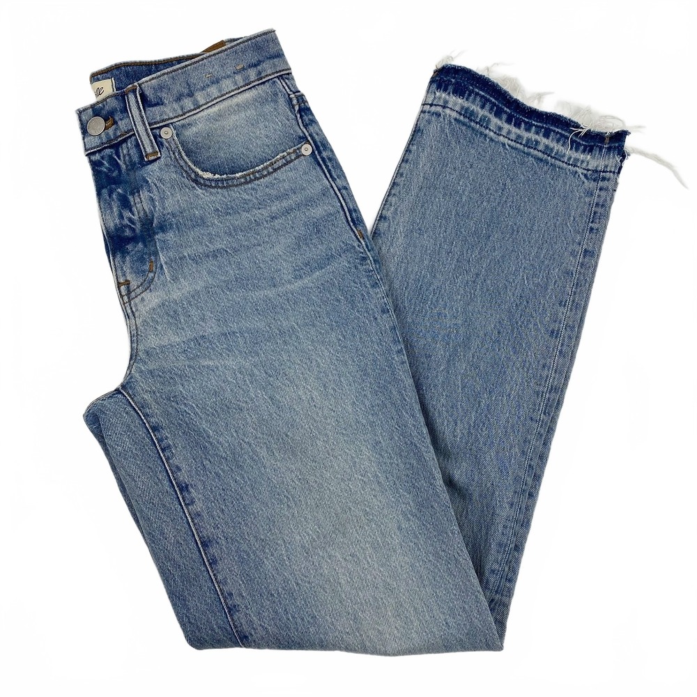 Madewell Light Wash Mid-Rise 90’s Straight Leg Jeans | Women’s Regular 25